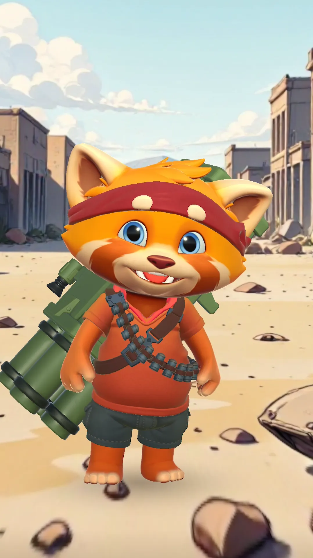 Bad Rudi in Rocket Outfit